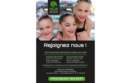 NATATION ARTISTIQUE : Rejoignez nous !
