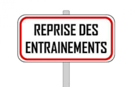 REPRISE DES ENTRAINEMENTS POUR LES MINEURS